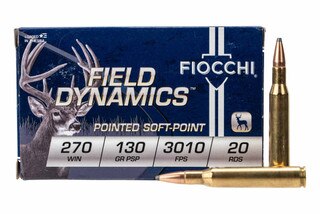 Fiocchi 270 Win 130gr Pointed Soft Point Ammo - Box of 20